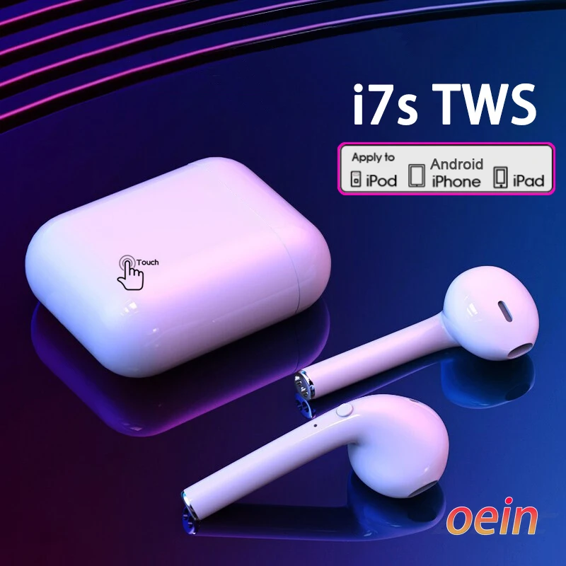 I7s наушники вкладыши TWS с аэропорта беспроводная bluetooth гарнитура 5 0 воздушный мини
