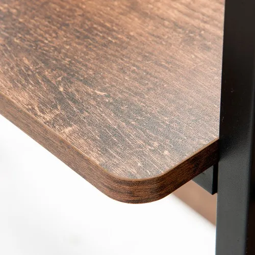 1PC desk with drawer PC 3 shelves Wooden sewing machine table Study Dark brown | Канцтовары для офиса и дома