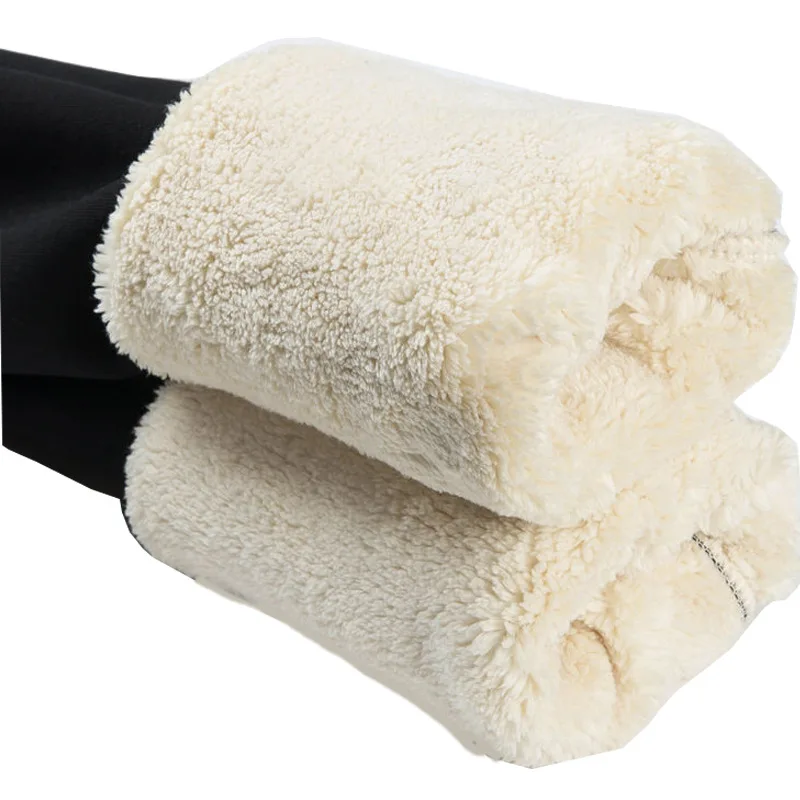 Женские хлопковые теплые леггинсы размера плюс сексуальные зимние толстые