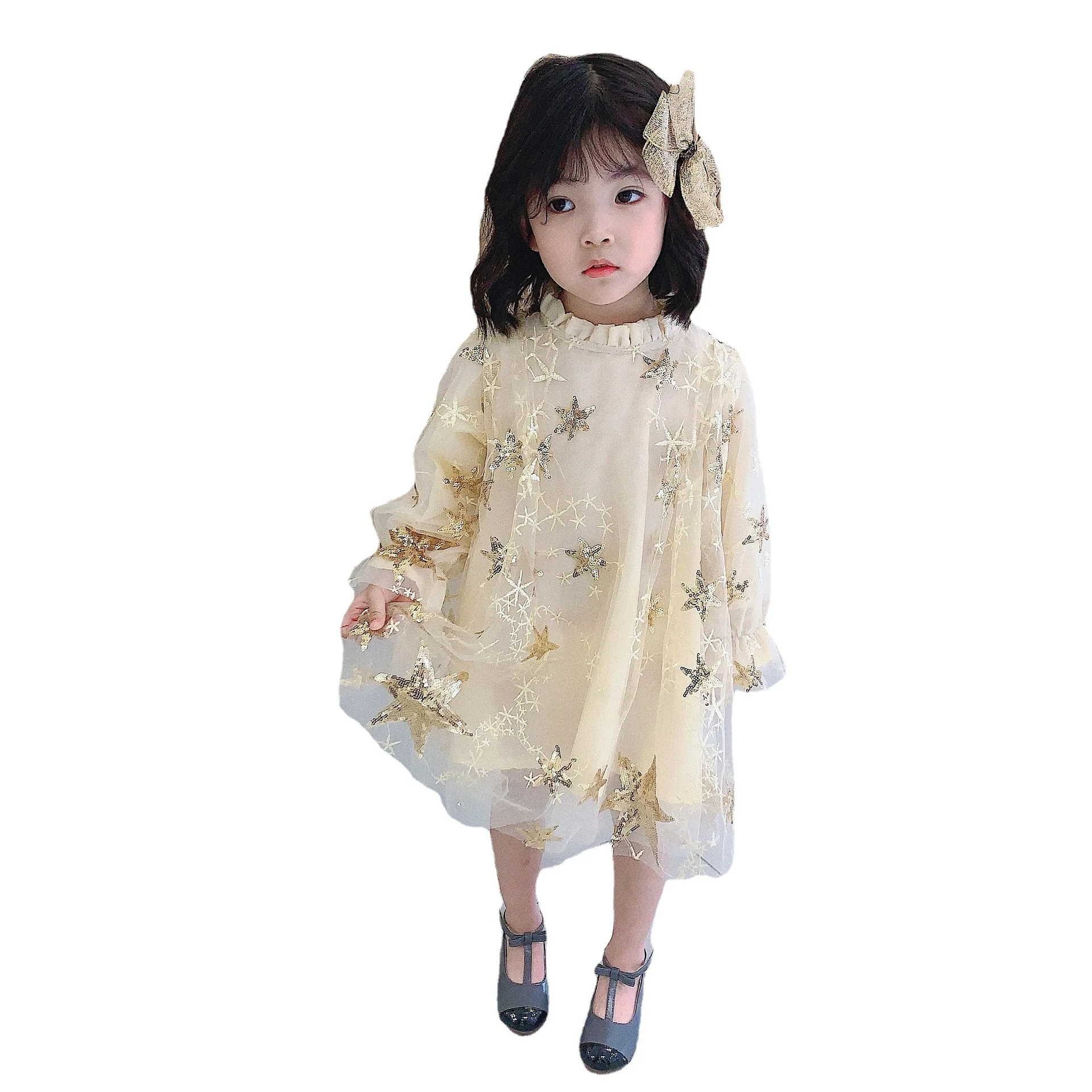 

Baby Girls Princess Dress Elegant Toddler Girl Flower 2-8Years Birthday Party Lace Ball Gown Vestidos Kids Embroidered Dresses