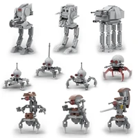 moc destroyer walking war robot high tech dwarf spider sealed imperial clone at dp walker mini building block bricks kids toys