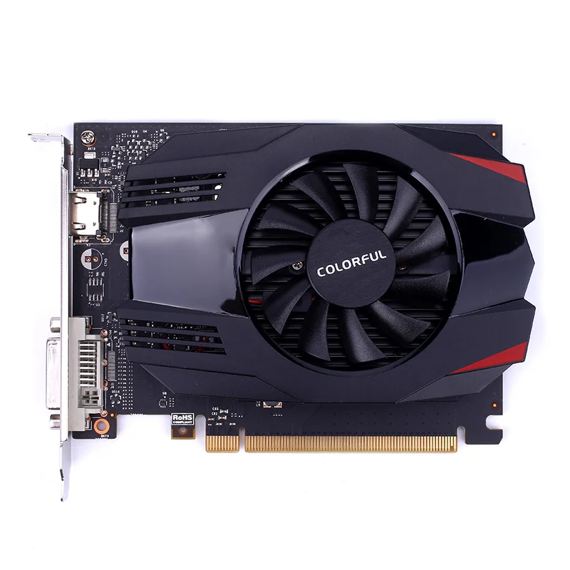 Цветная GeForce GTX1030 2G Nvidia GDDR5 GPU 2GB дешевая игровая карта E-s порт s видеокарта HDMI