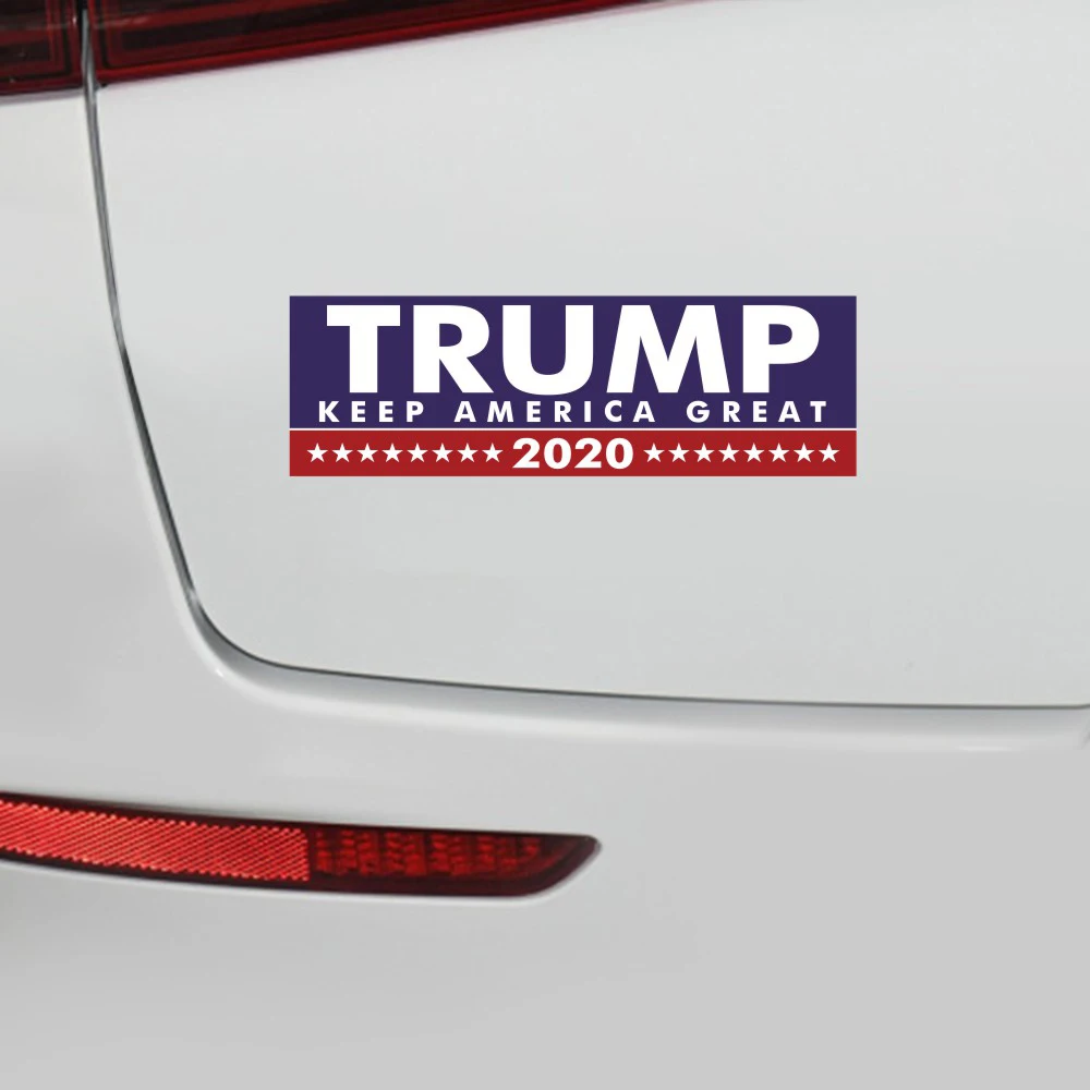 5 Pcs/Lot Donald Trump DIY PVC Car Stickers For America President 2020 Bumper Styling Body Exterior Decoration | Автомобили и
