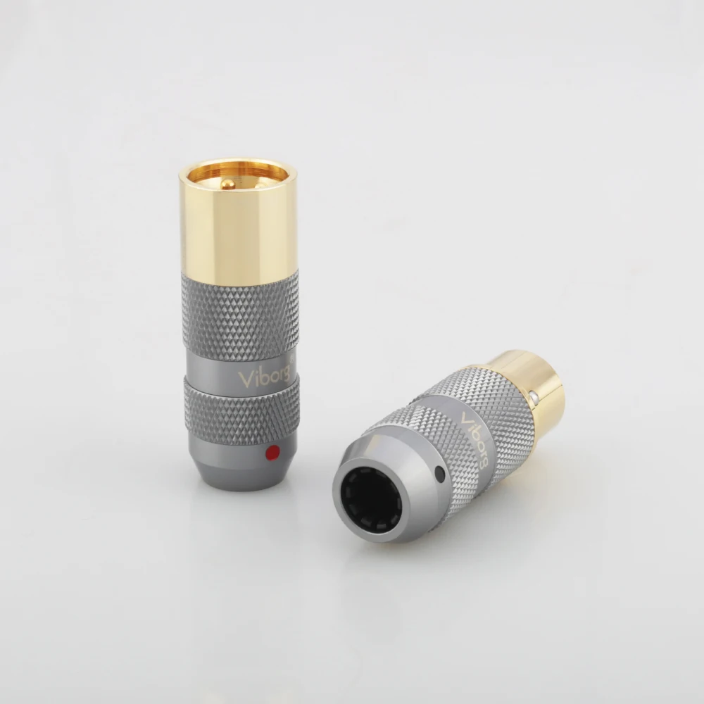 VIBORG XM202G + XF202G XLR из чистой меди с позолоченным разъемом 24 К разъем Hi Fi аудио кабель