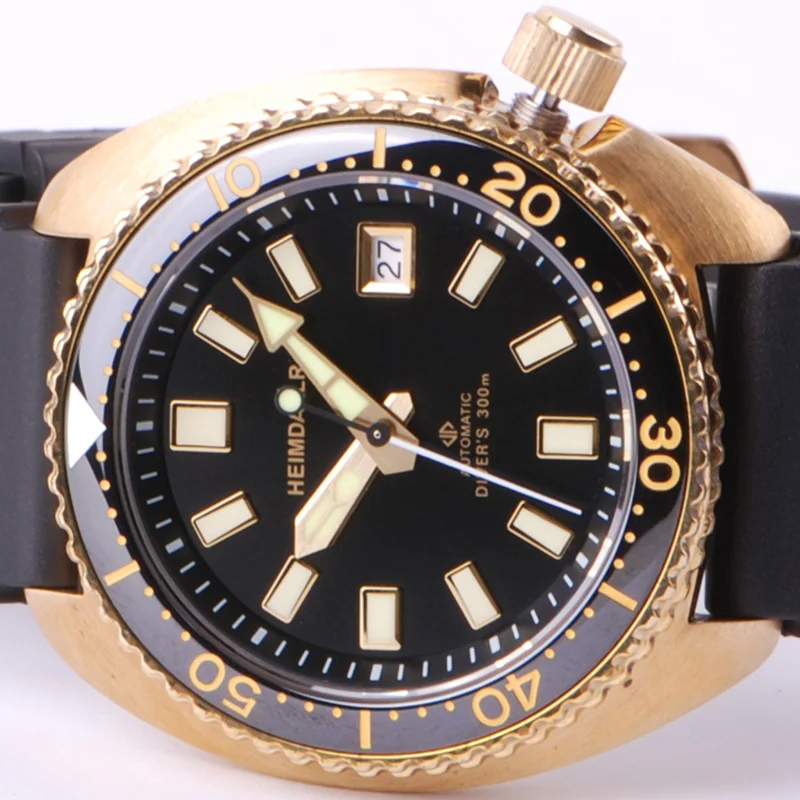 Мужские подводные часы Роскошные мужские HEIMDALLR брендовые автоматические