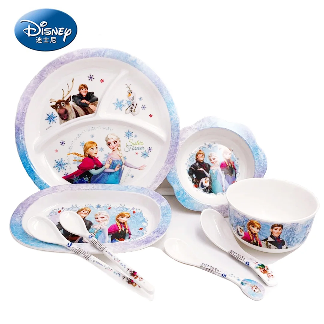 Столовая посуда Disney Холодное сердце детская с мультяшным рисунком тарелка и