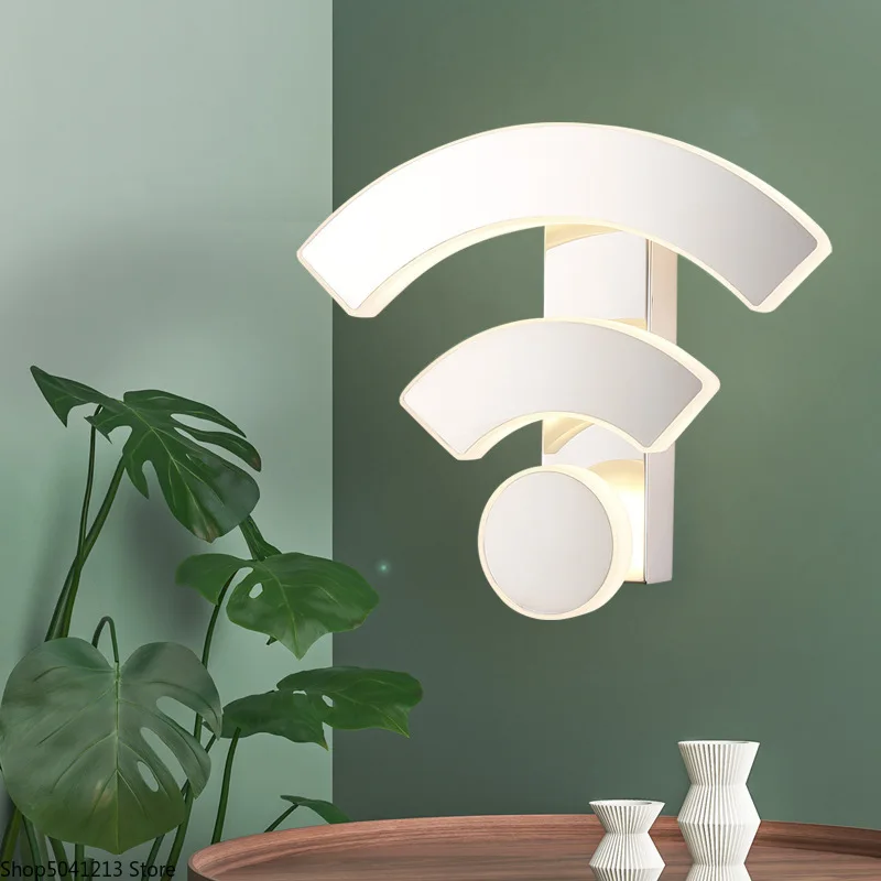 Простой креативный акриловый настенный светильник с Wi-Fi современный