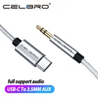 Аудиокабель Aux с Usb Type C на 3,5 мм, адаптер для наушников с Usb C на разъем 3,5 для Samsung S21 Plus ultra Xiaomi Mi 11 Oneplus 8t 8 Pro
