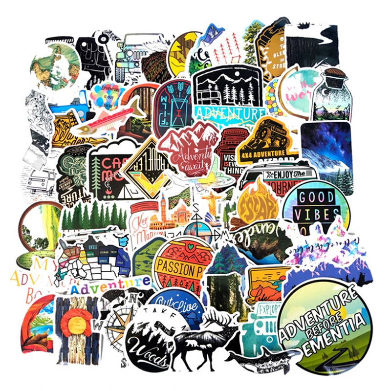 

65pcs Cartoon Toy Stickers for Car Bike Motorcycle Phone Laptop Travel Luggage Cool Funny Stickers Mixed