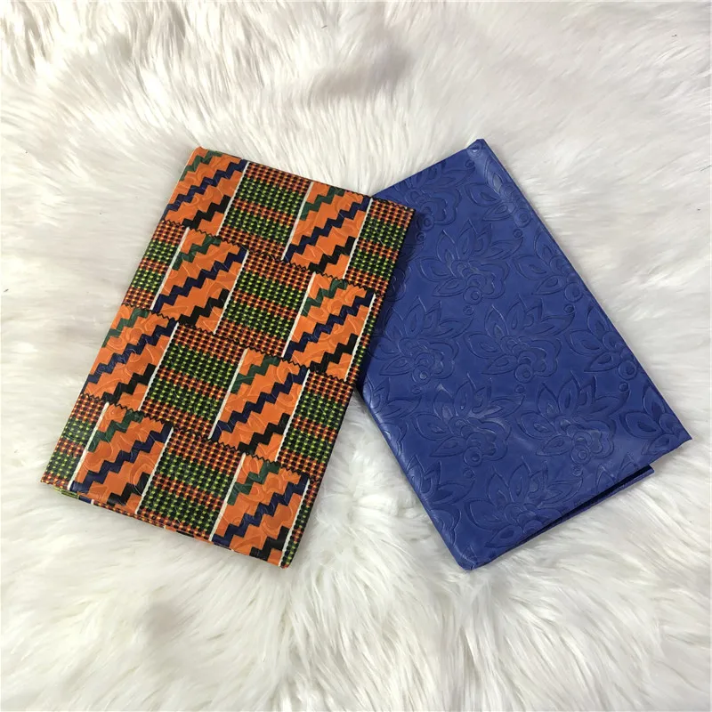 Жёлтая фотография вощеная ткань полиэстер для шитья стиль африканские принты 4