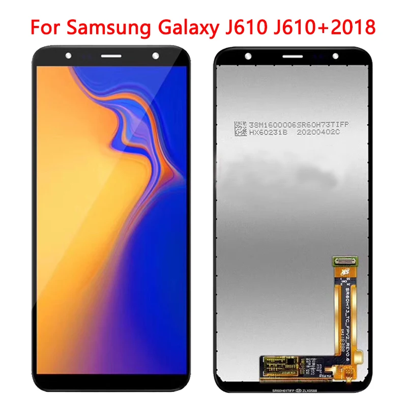 ЖК-дисплей для Samsung J6 + J610 сенсорный экран 6 0 дюйма дигитайзер Galaxy 2018 J610FN оригинал |