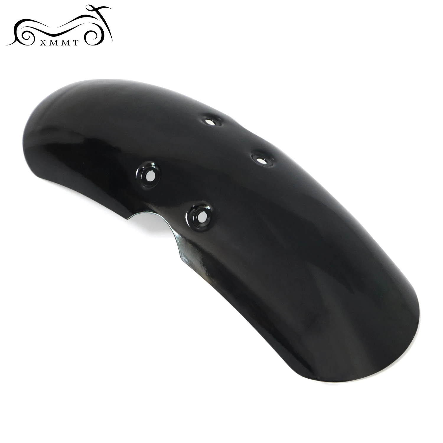 Черное стальное короткое переднее крыло для мотоцикла брызговик триумфа