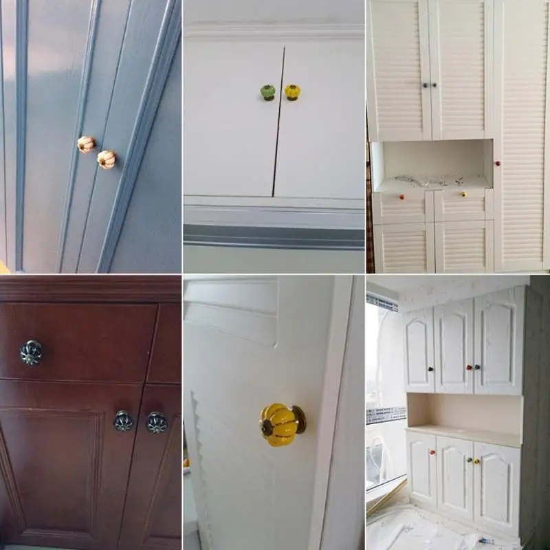 6 цветов старинная Мебельная ручка дверные ручки мебельный ящик шкаф кухонные