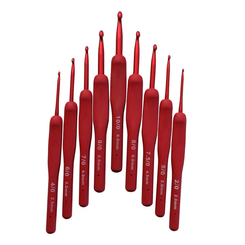 

Crochet Hooks Handle Knitting Needles Set Crocheting Knitting Brown Knitting Tool Sweater Needle High Quality Durable 16 Pcs Hot