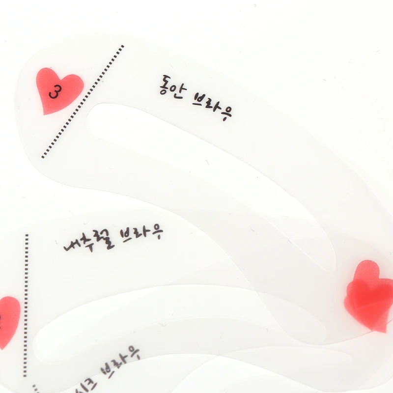 3 шт/1 Набор трафарет для бровей многоразового использования инструмент макияжа