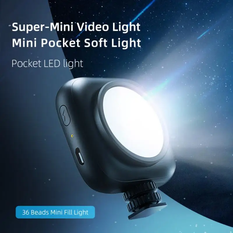 

Portable 3.5W Mini Photography Soft Light Fill Light Small Outdoor Live Vlog Shooting Multifunctional LED Outdoor Shooting Light