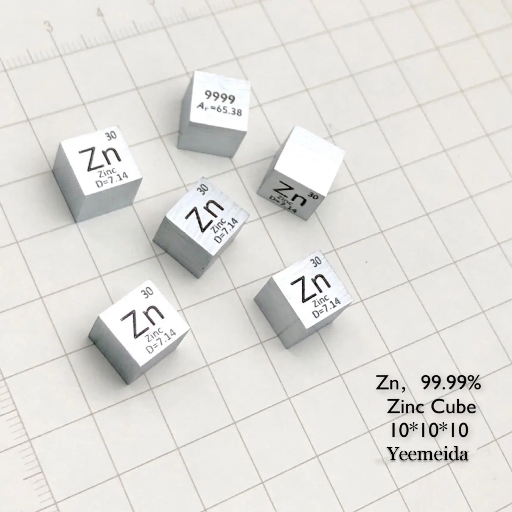 Бесплатная доставка 5 шт. и 10 цилиндрический резной элемент 99.99% чистоты цинка мм