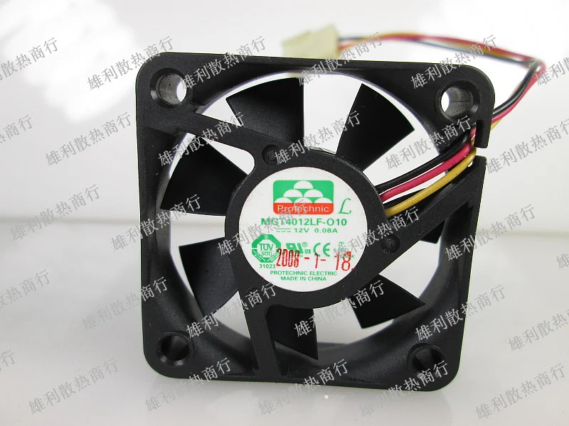 

Новый MGT4012LF-O10 12V 0.08A 4 см 4010 3 провода защиты электродвигателя Вентилятор охлаждения