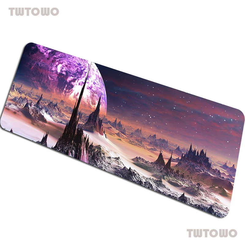 

Landscape Mousepad 900x400x2mm Planet Gaming Mouse Pad Gamer Mat Computer Desk Padmouse Keyboard Astronaut Play Mats