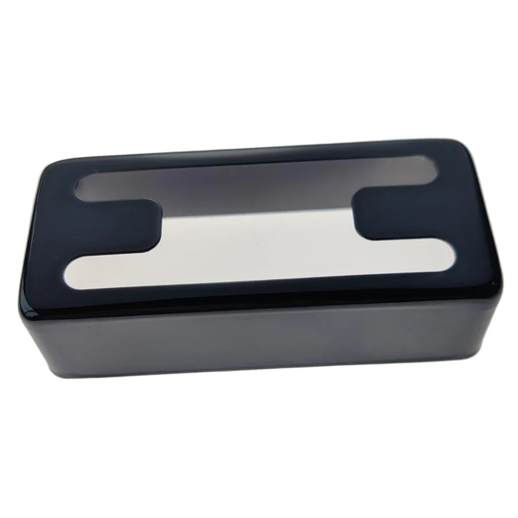 

H Hole Pickup Covers for Electric Guitar Pickup, Black 72x32mm