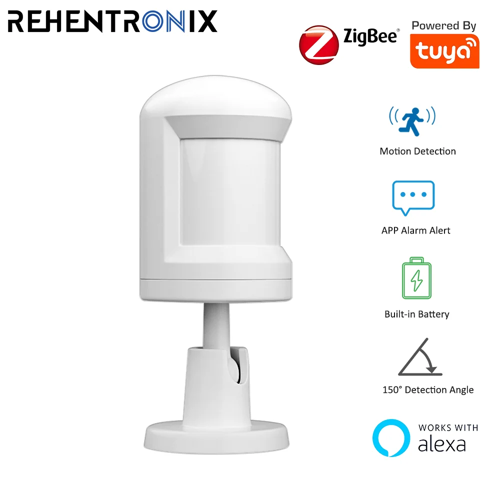 Инфракрасный датчик движения Zigbee беспроводной детектор с питанием от батареи и