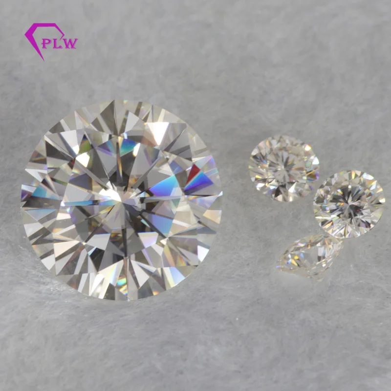 Бриллиант Moissanite цвет GH 3 5 мм карат бриллиантов 1 бриллиант для кольца сережек