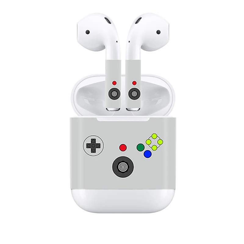 Крутой дизайн 14 цветов в Stocker Airpods стикер для Apple водонепроницаемые наклейки