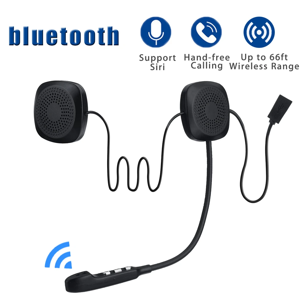 

50M Waterproof Bluetooth-compatible Wireless Anti-interference Helmet Headset Hands Free V4.2 Intercom for Motorcycle