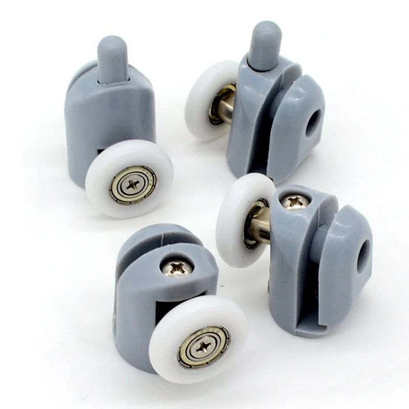 8pcs/10pcs/set Shower Door Rollers Single Rooms Wheels/Runners/Pulleys/Guides Home Bathroom DIY Replacement Parts D18-D27 | Обустройство