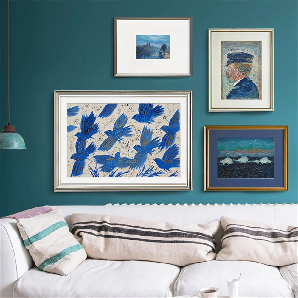

Abstract Vintage Swallow Wall Art Poster And Print Figure Landscape Canvas Painting Nordic Picture For Living Room Home Decor