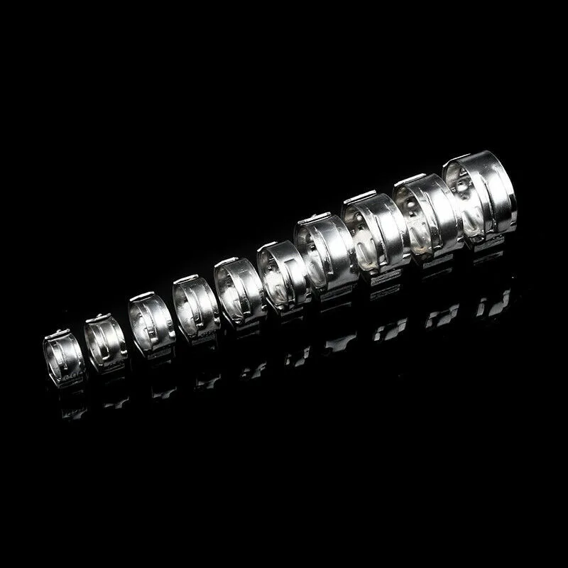 

Accessories Single Ear Hose Clamps Cinch Rings Crimp Pinch Set Parts Replacement