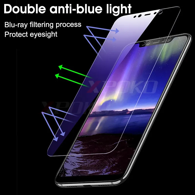 3 шт полный закаленного стекла для samsung Galaxy A7 A8 A6 Plus 2018 протектор экрана на