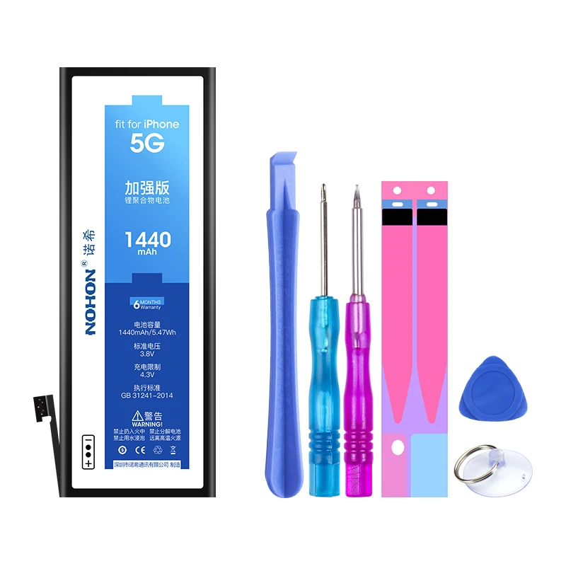 Nohon аккумулятор для Apple iPhone 7 6 S 6 Plus 5S 5C 5 Batteria для iPhone6 iPhone7 Max Ёмкость запасная часть телефона Batarya+ Бесплатные инструменты