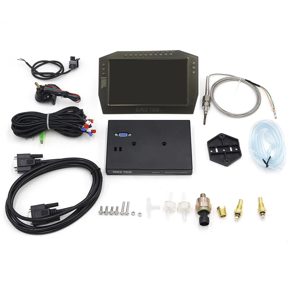 DO909 сенсорный экран Tech автомобильный гоночный манометр приборной доски дисплей