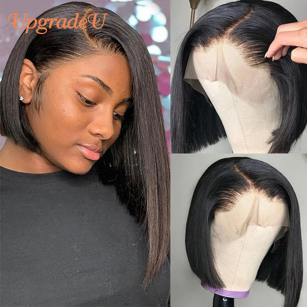 Short Bob Pixie Cut Wig 13x4 Straight Lace Front Human Hair Wigs 180 Density Bob Straight Human Hair Wigs Remy Lace Frontal Wigs