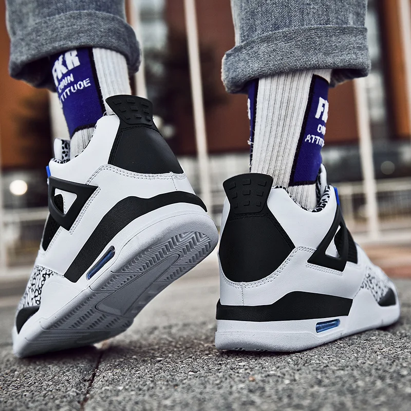 

New Sneakers Men Leather Casual Shoes Men Spring Autumn Flat Shoes Lace-Up Chunky Sneakers Male Trainers Shoes Zapatos Hombre