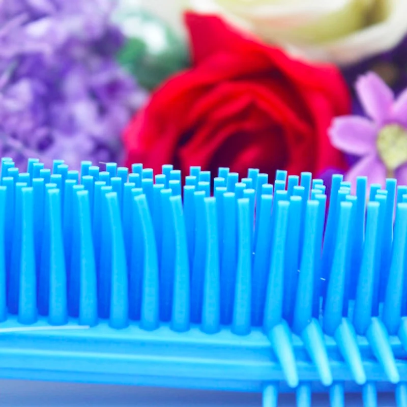 Мягкая силиконовая Расческа для домашних собак кошек щенков волос щетка