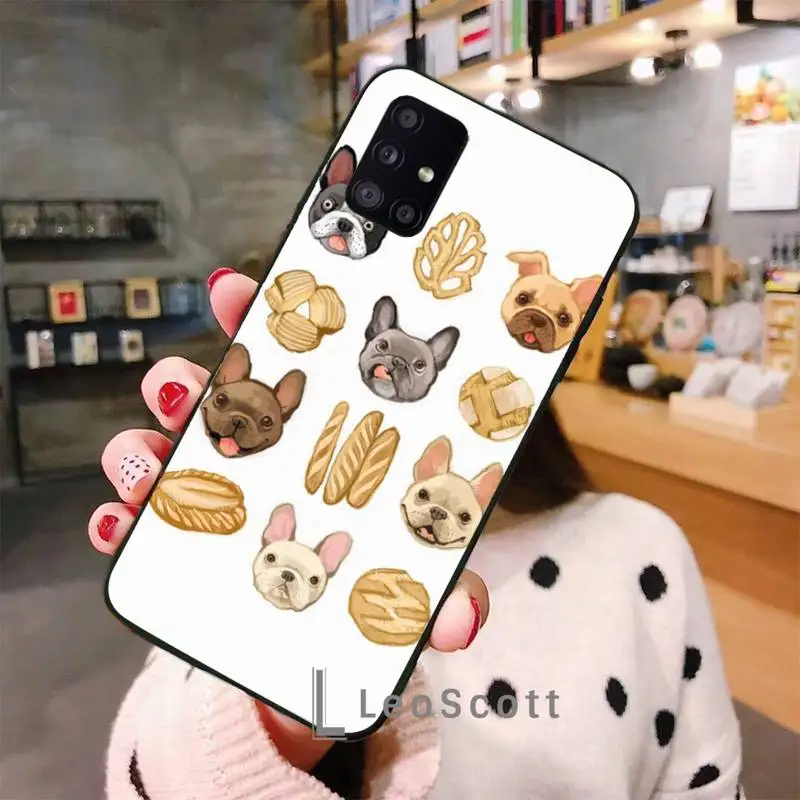 

Bitford dog cute pet Phone Case For Samsung A32 A51 A52 A71 A50 A12 A21S S10 S20 S21 Plus Fe Ultra