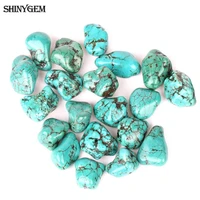 20pcslot aaa grade natural irregular chinese turquoise beads wholesale blue green texture stone for diy jewelry finding making