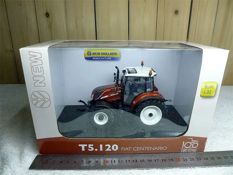 Трактор UH 1:32 New Holland Fiat T5.120 Литые металлические модели автомобилей из сплава