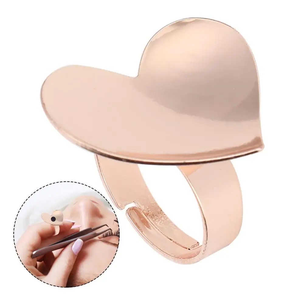 Кольцо поддон из нержавеющей стали для прививки ресниц водонепроницаемый