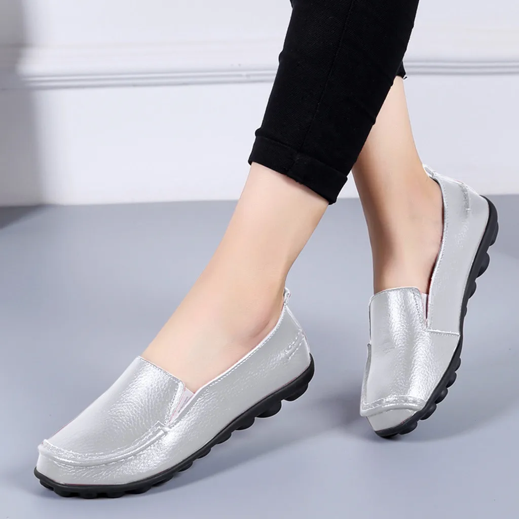 

2020 new Casual shoes Women Large Size Solid Color Sneakers Women Soft Bottom Comfortable Shoes Nurse Flat Shoes Sneakers A50