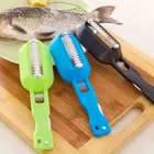 1 шт. многофункциональный инструмент для очистки рыбы, весы для соскабливания, кухонные гаджеты с ножом, домашняя кухня, для приготовления пищи, скребок для удаления рыбы