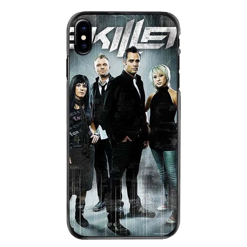 Бренд Skillet рок логотип Джон Купер постер кожаный чехол для телефона Iphone 4 4s 5 5S 5C SE 6