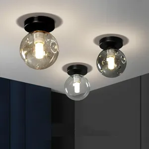 Northern Europe Led Ceiling Lights Modern Personality Creative Light Luxury Corridor Glass Ball Ceiling Lamp Northern Europe Led Ceiling Lights Modern Personality Creative Light Luxury Corridor Glass Ball Ceiling Lamp