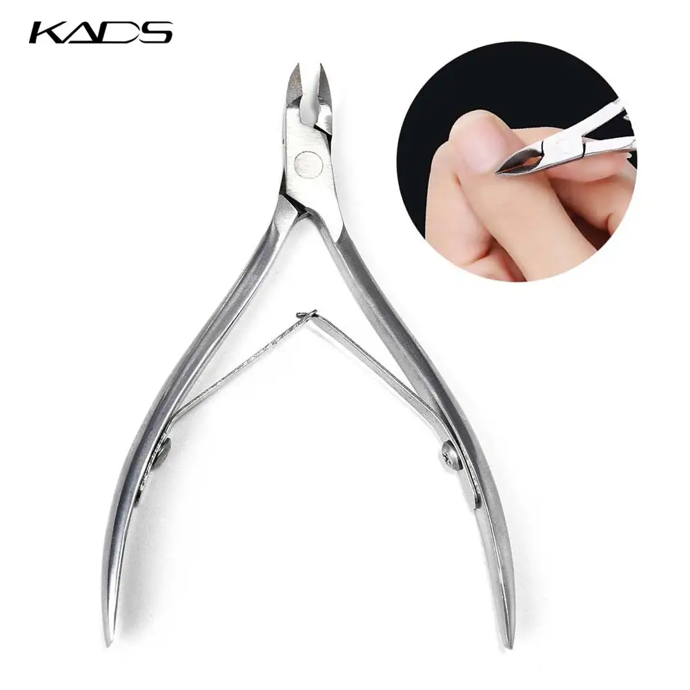 

KADS 1 шт. Ногтей Из Нержавеющей Стали Ногтей Кутикула Нипер Ногтей Резак для Педикюр Маникюр Плоскогубцы Резец Инструмент