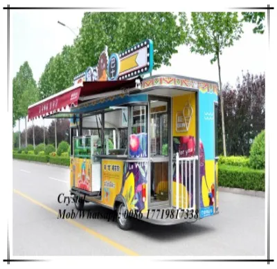 Утвержденный 5m для жареной курицы пива уличный электрический грузовик пищевых