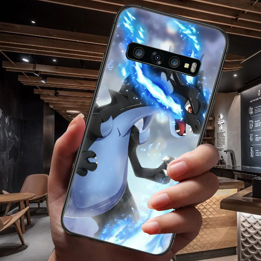 

Pokemons Anime Cartoon Phone Case For Samsung Galaxy Note S 8 9 10 20 Plus E Lite Uitra black Back Tpu Etui Silicone Bumper 3D