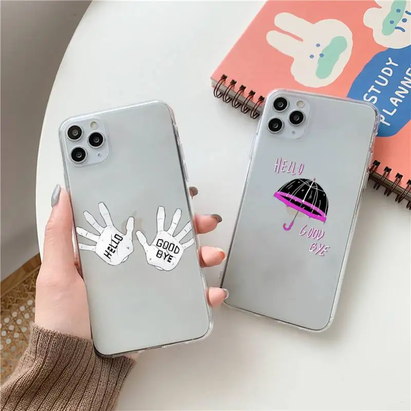 

New TV The Umbrella Academy Phone Case Transparent for Clear iPhone case 11 12 mini pro XS MAX 8 7 6 6S Plus X 5S SE 2020 XR