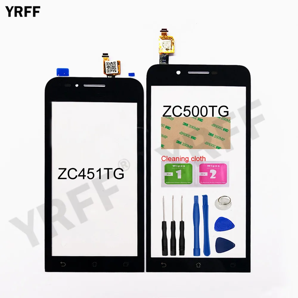 Сенсорный экран для Asus ZenFone Go ZC500TG/ZC451TG сенсорный с цифровым преобразователем